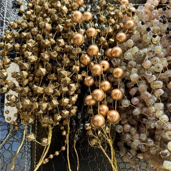 Christmas decor Handmade beaded twisted branches - stems for floral arrangements - Picture 2 of 5